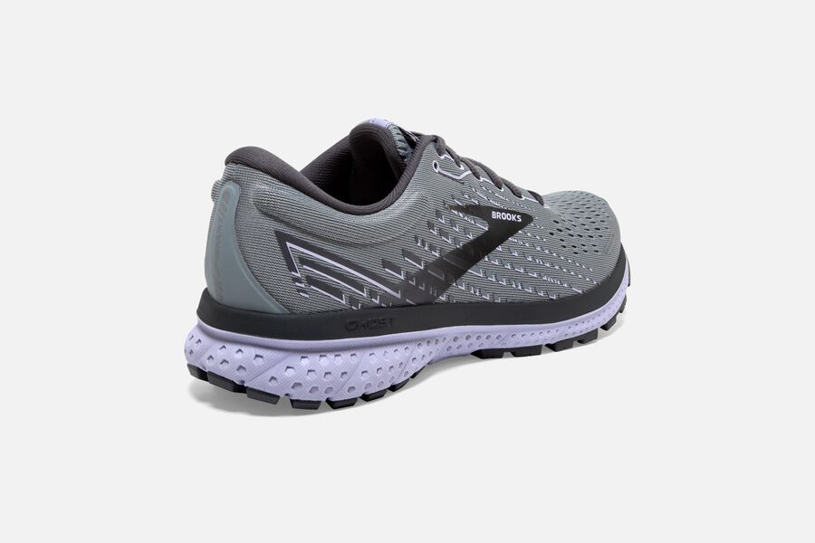 Brooks Ghost 13 Road Loopschoenen Dames - Grijs/Zwart/Paars - 164902NDI